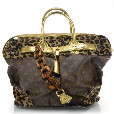 louis vuitton bag with leopard print|leopard print jacquard handbags.